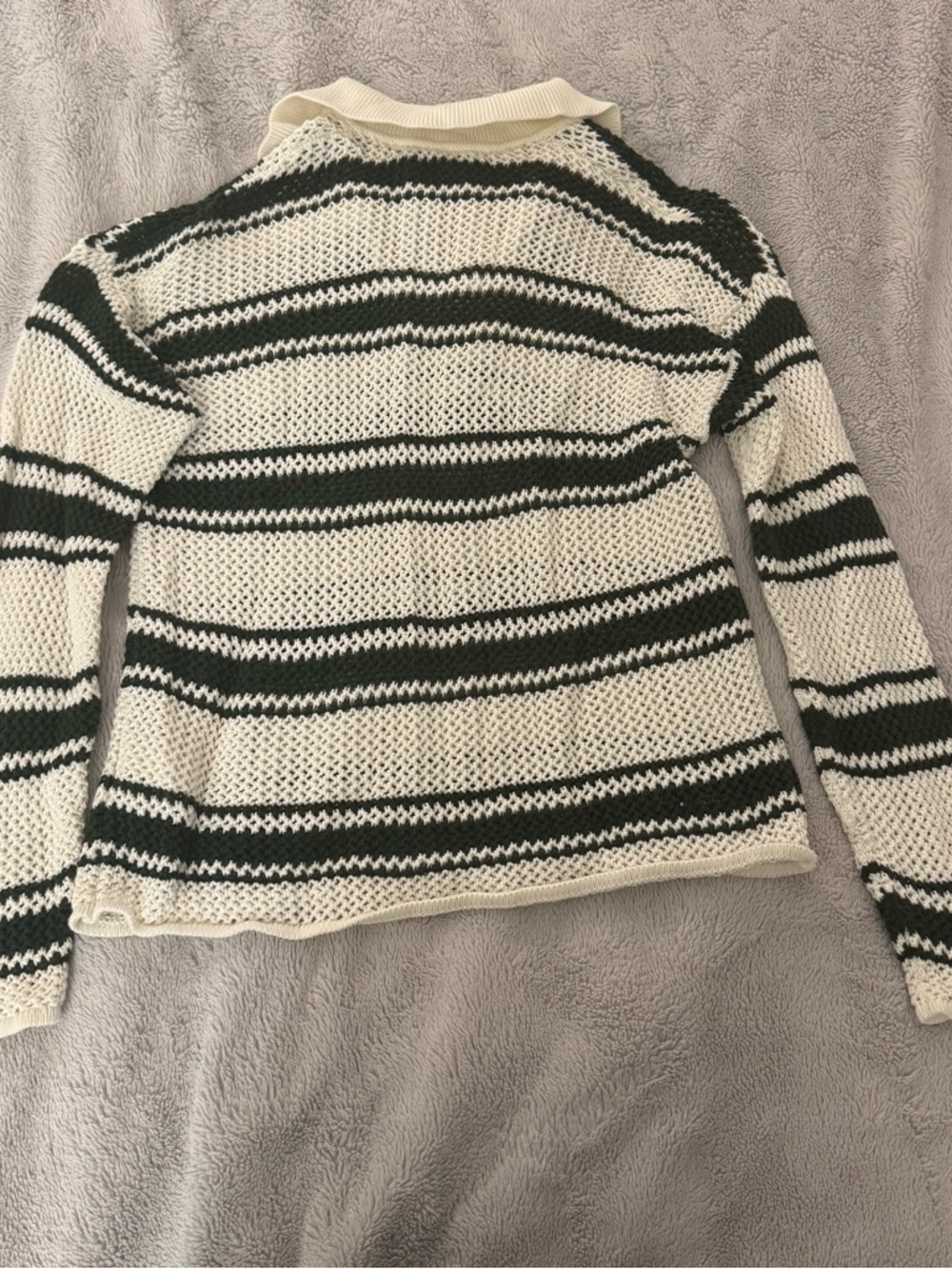 Madewell Open Stitch Johnny Collar Sweater - Picture 4 of 5